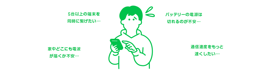 家で使うにはモバイルタイプは少し不安